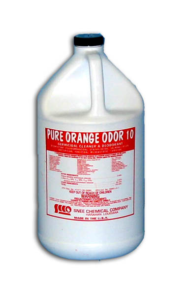 (image for) Pure Orange Odor 10 Disinfectant, case of 4 gallons